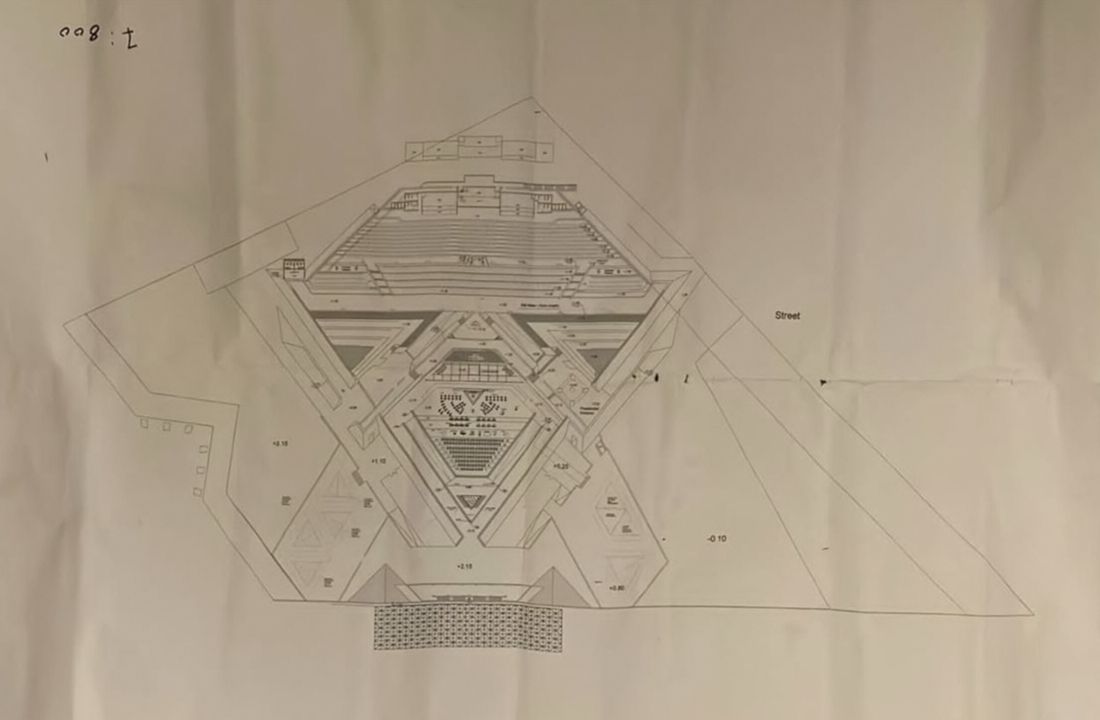 تصميم مسرح احتفال المتحف المصرى الكبير