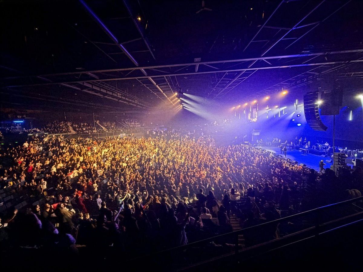 جمهور حفل تامر حسني في فرنسا