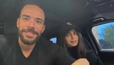 آمال ماهر وزوجها علي محجوب