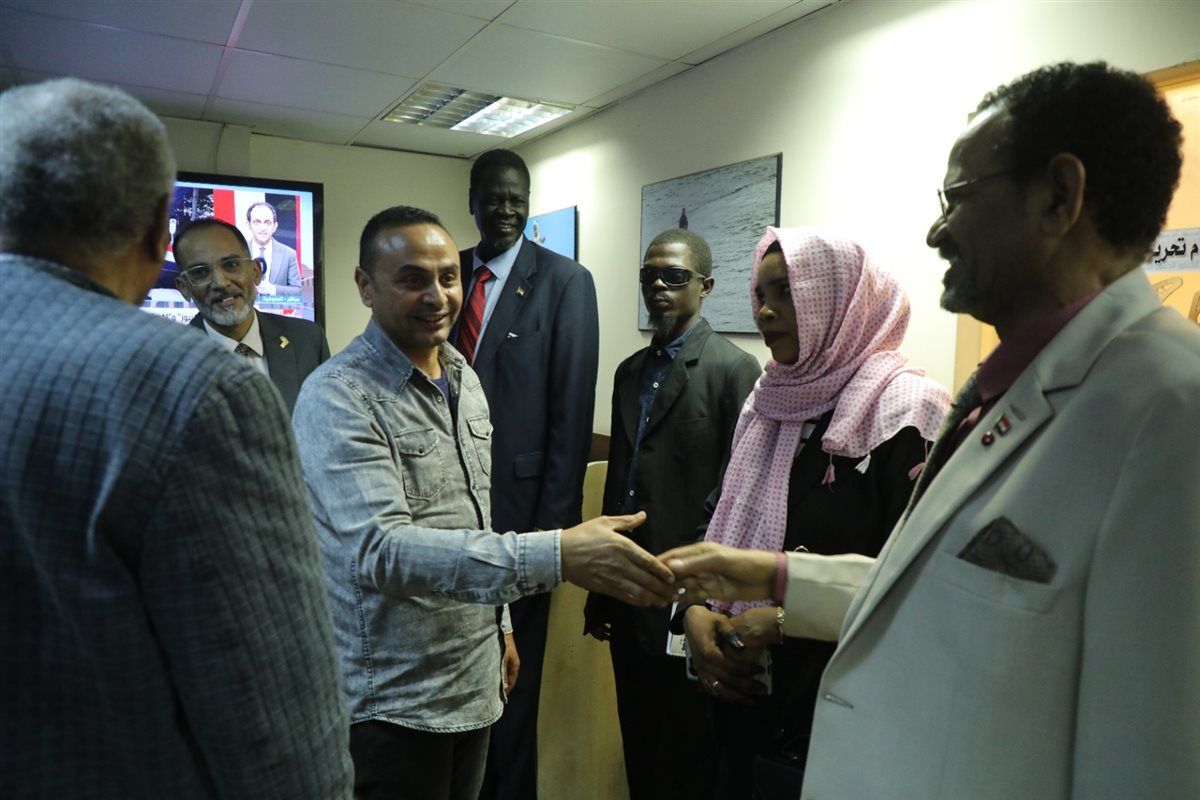 زيارة قيادات دارفور وتدشين منصة  هنا السودان 