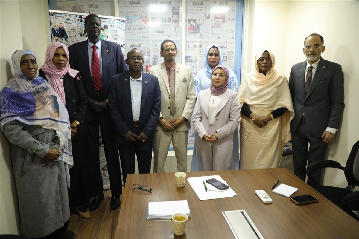 زيارة قيادات دارفور وتدشين منصة  هنا السودان 