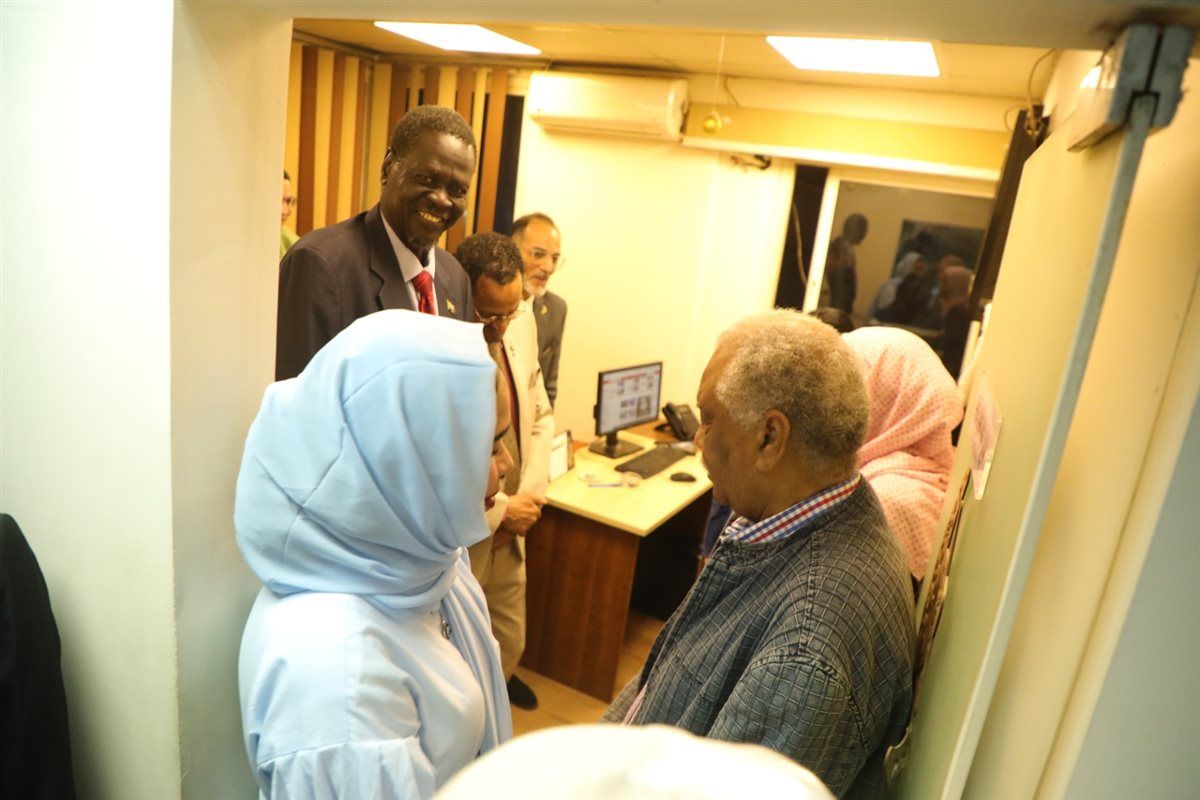 زيارة قيادات دارفور وتدشين منصة  هنا السودان 