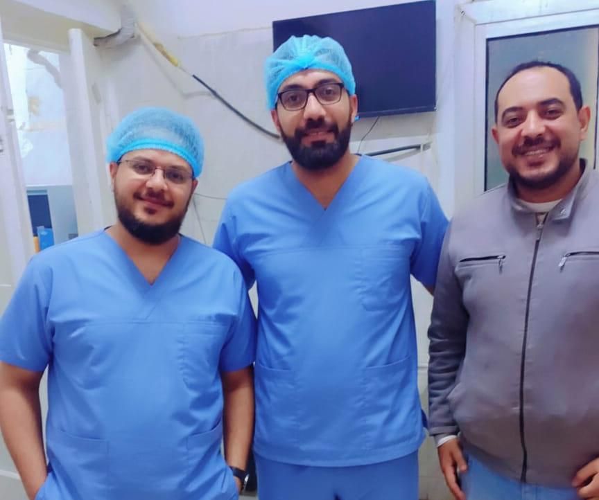 الفريق الطبى بمستشفى مغاغه