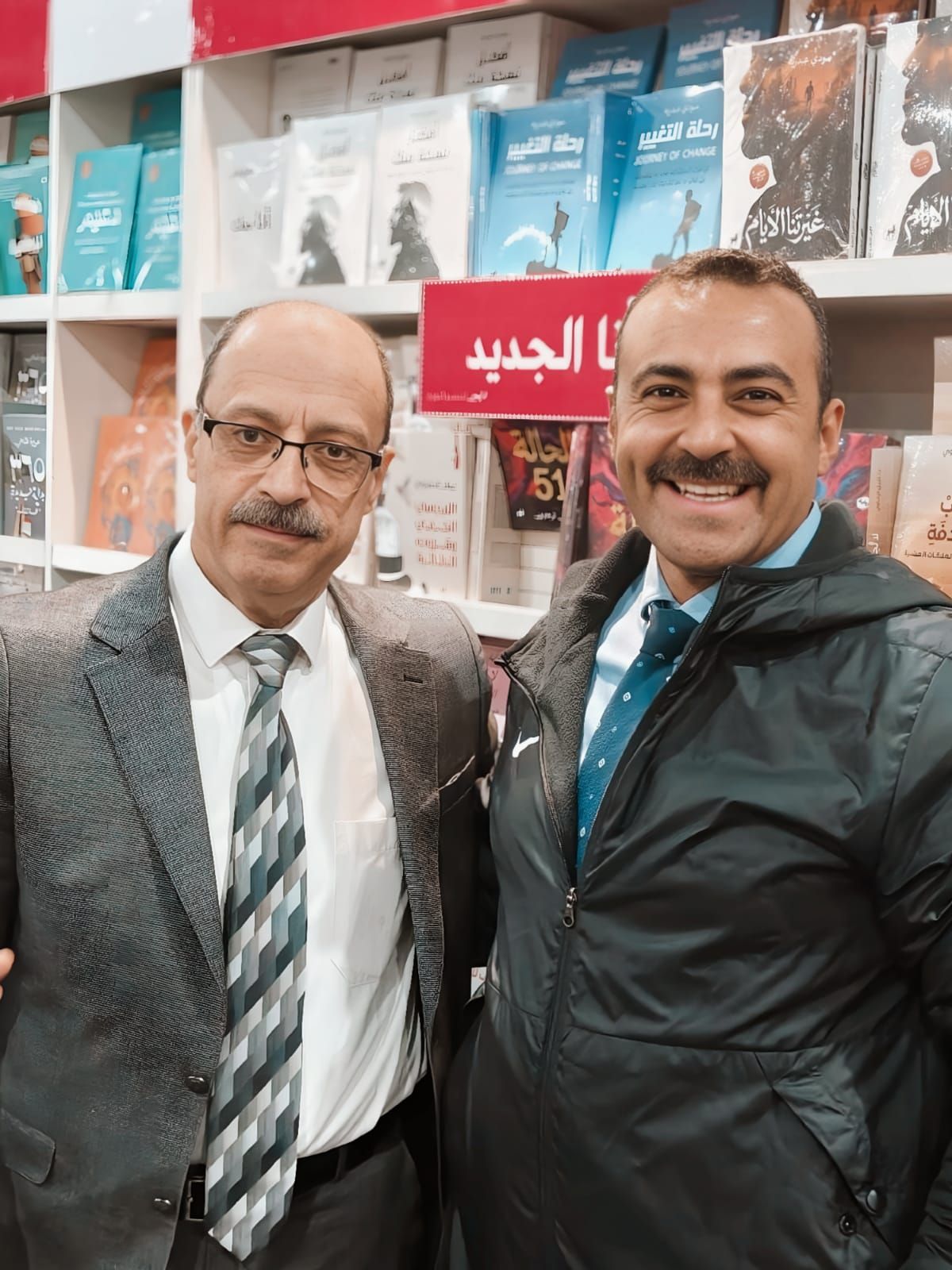 الروائى أيمن العايدى واللواء وليد السيسى (1)