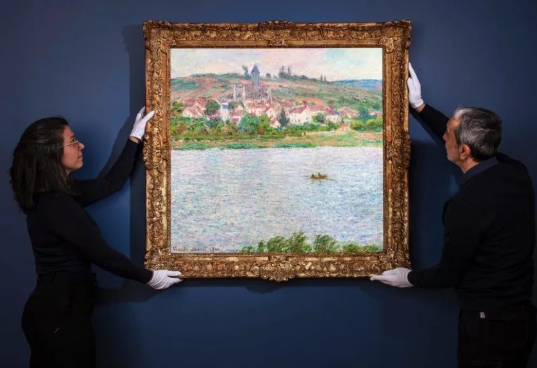 لوحة تأثير الصباح للفنان كلود مونيه