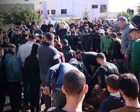 تشييع الشيهيدة