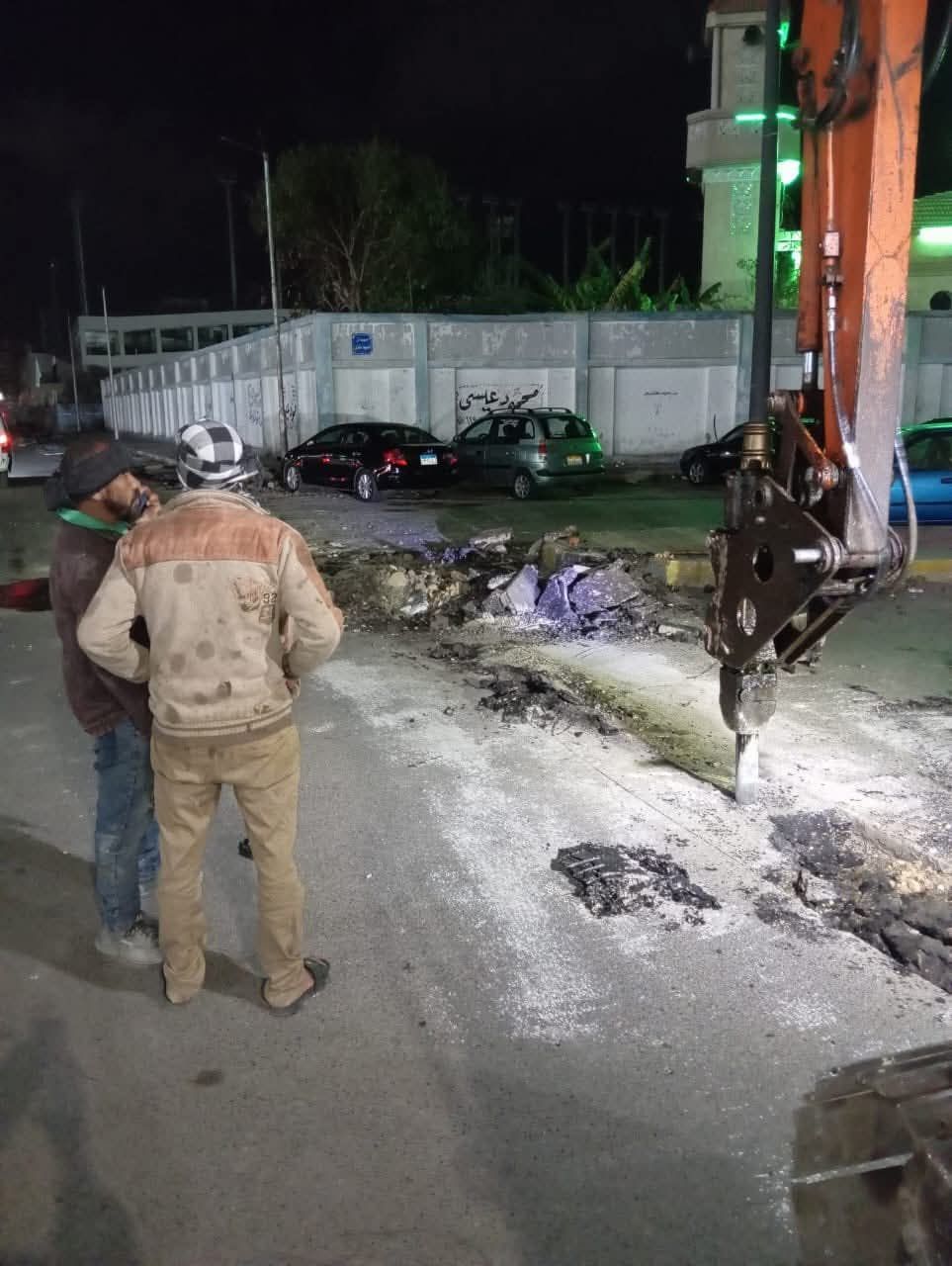 توصيل المرافق لاستاد المصري