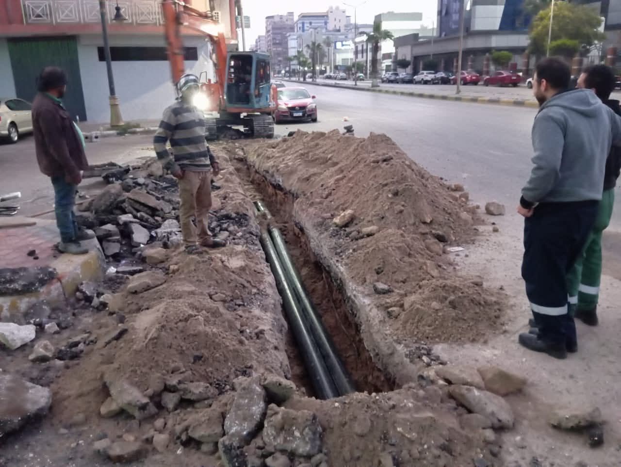 عملية توصيل المرافق