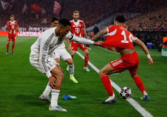 جانب من المباراة جانب من المباراة