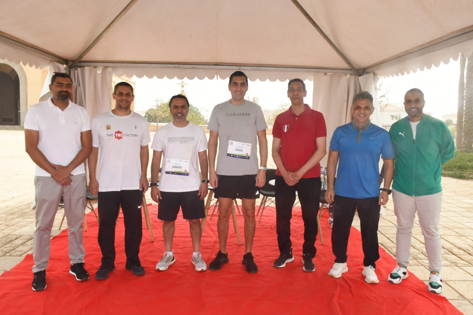 وزير الرياضة مع سفير الإمارات