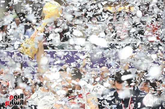 فرحة الجمهور بالتتويج