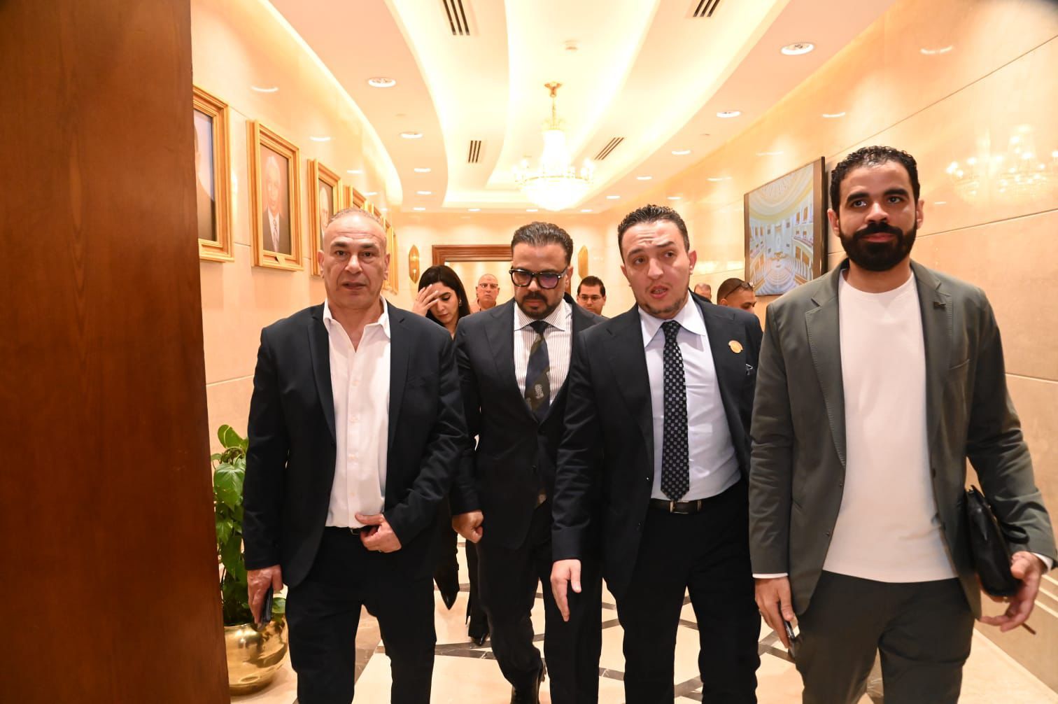 لجنة الشباب والرياضة بمجلس النواب تكرم أبو ريدة والتوأم (4)