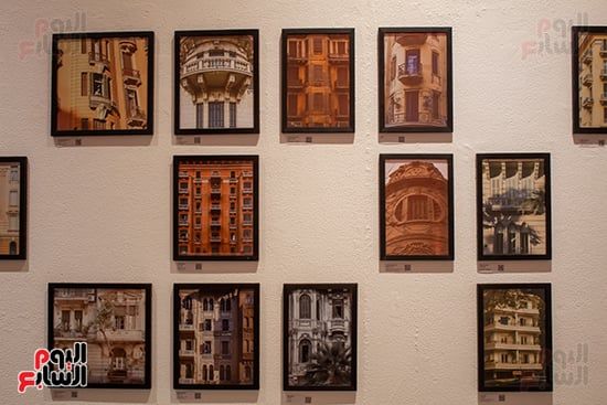 جانب من اللوحات المشاركة في المعرض