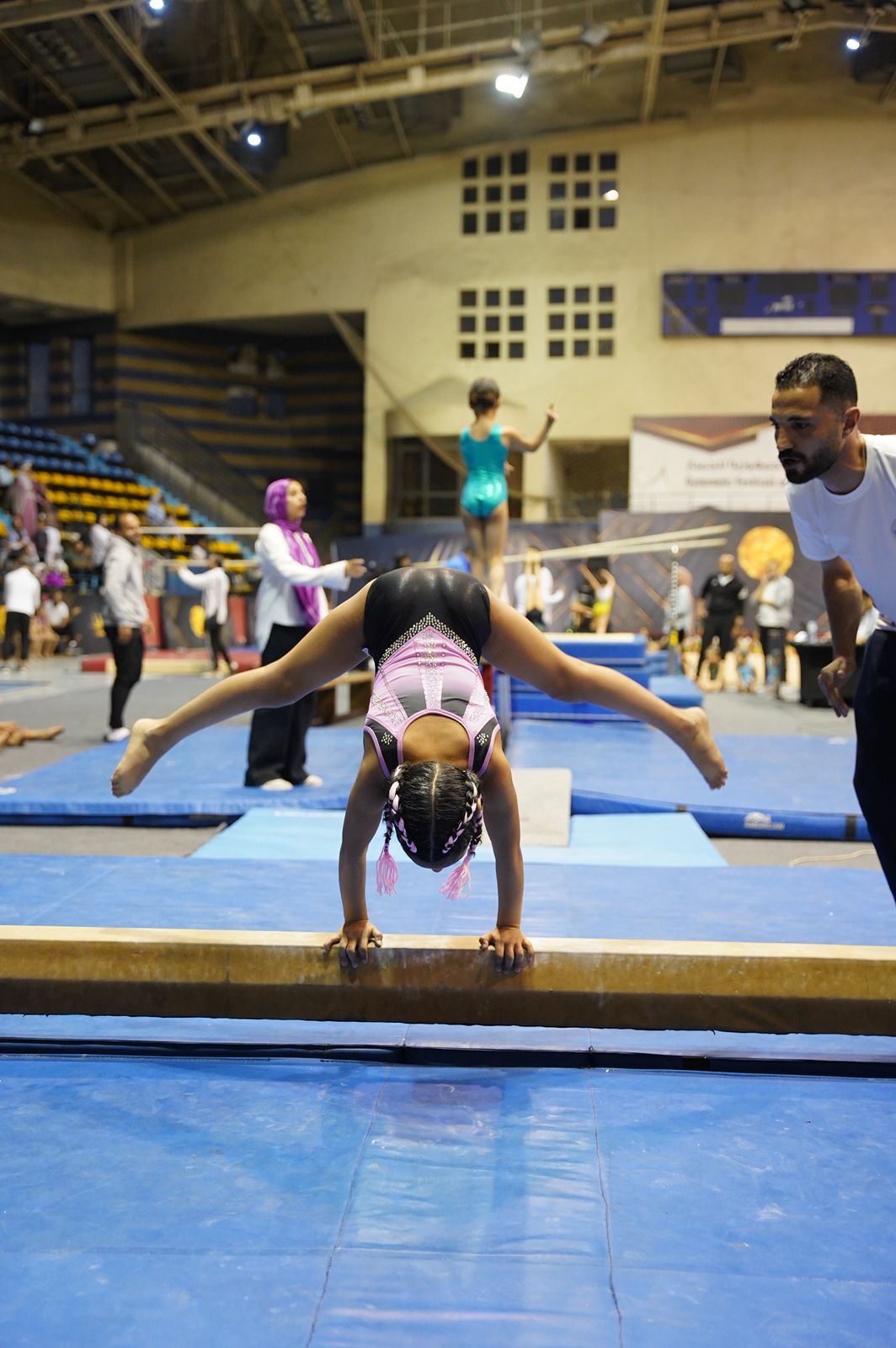 فيروز أحمد حسن تحصد ذهبية الجمهورية وكأس البطولة للجمياز للمرة الرابعة على التوالى (4)