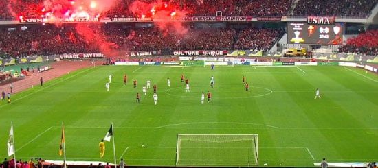 مباراة الزمالك واتحاد العاصمة فى ذهاب الكونفدرالية