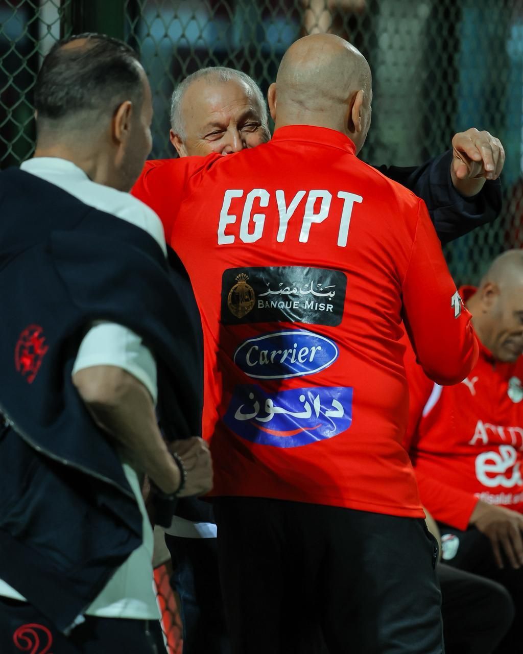 هانى أبو ريدة مع حسام حسن (2)