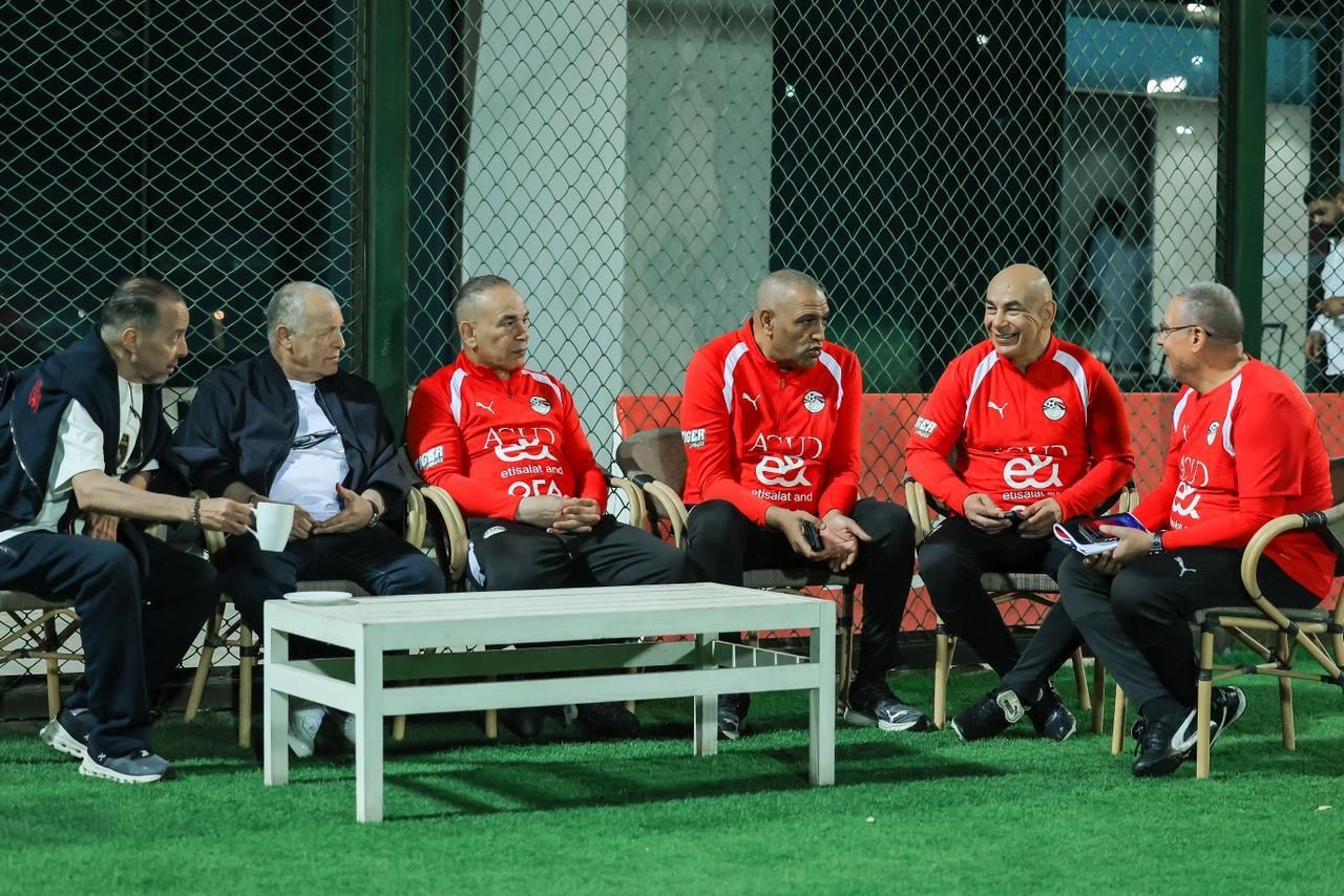 هانى أبو ريدة مع حسام حسن (3)