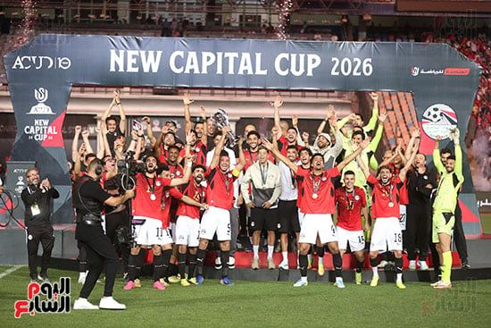 منتخب مصر يفوز على روسيا وديا ويتوج بكأس العاصمة الجديدة (6)