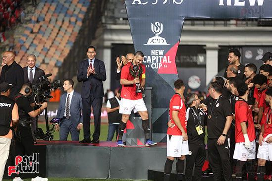منتخب مصر يفوز على روسيا وديا ويتوج بكأس العاصمة الجديدة (15)