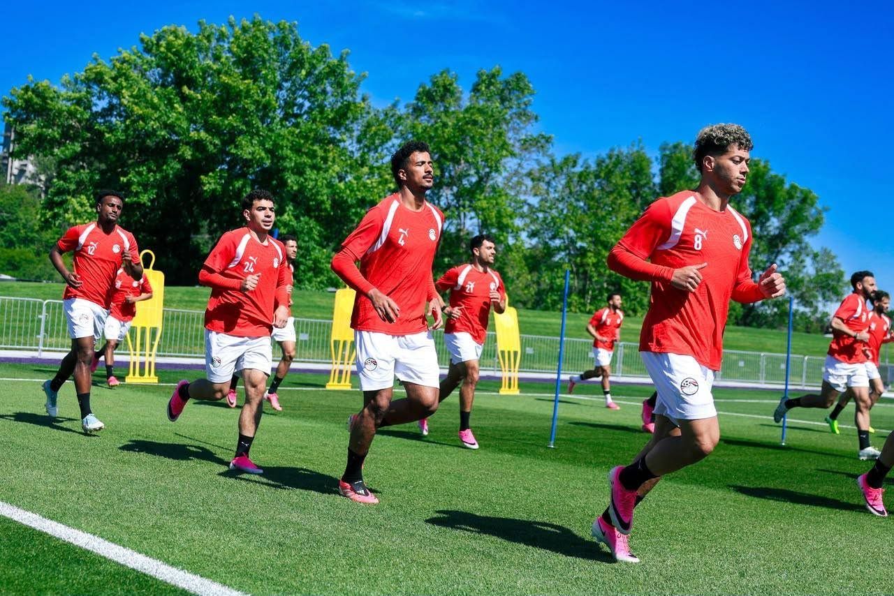 منتخب مصر يختتم تدريباته لمواجهة بلجيكا (2) منتخب مصر يختتم تدريباته لمواجهة بلجيكا (2)