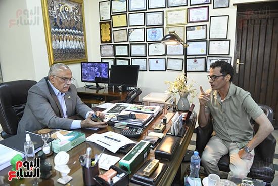 حوار بين أحمد إبراهيم الشريف والمهندس محمد أبو سعدة
