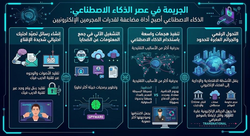 الجريمة في عصر الذكاء الاصطناعي.. كيف تواجه الدولة تهديدًا بلا حدود؟