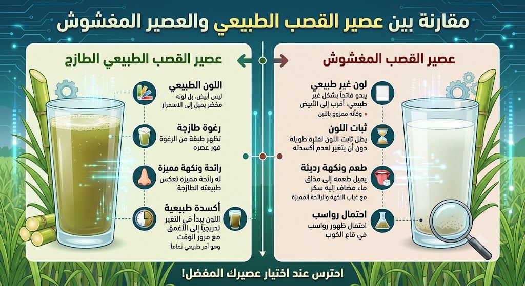 كل ما تريد معرفته عن خطورة ثاني أكسيد التيتانيوم في عصير القصب