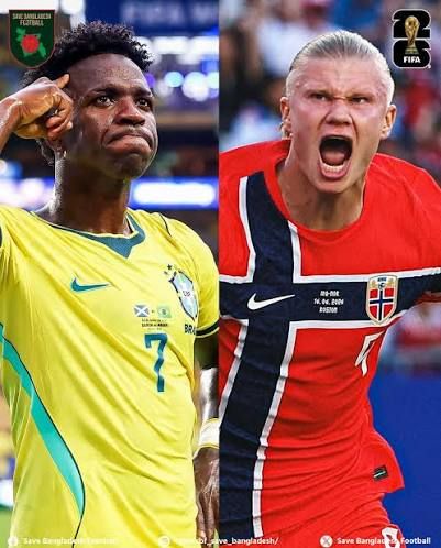ROUND OF 16 ???? BRASIL ???????? VS ???????? NORWAY JULY 06 | 2 AM #SaveBangladeshFootball #FIFAWorldCup
