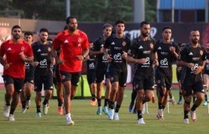 الأهلى يبدأ الاستعداد لمواجهة الزمالك بتدريبات فى الجيم