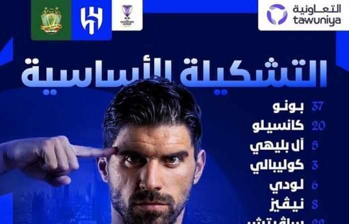 تشكيل
      الهلال
      السعودي
      الرسمي
      ضد
      الشرطة
      العراقي
      في
      دوري
      أبطال
      آسيا
      للنخبة