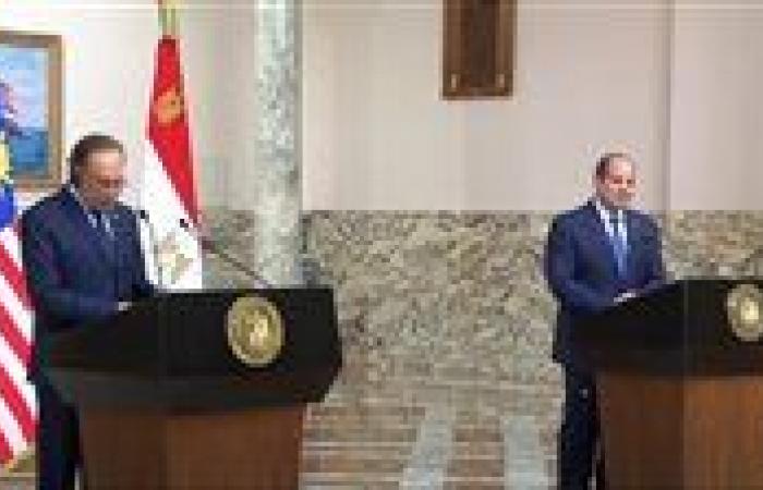 الرئيس
      السيسي:
      تفاهم
      كبير
      بين
      مصر
      وماليزيا
      حول
      تعزيز
      التعاون
      وحل
      أزمات
      المنطقة