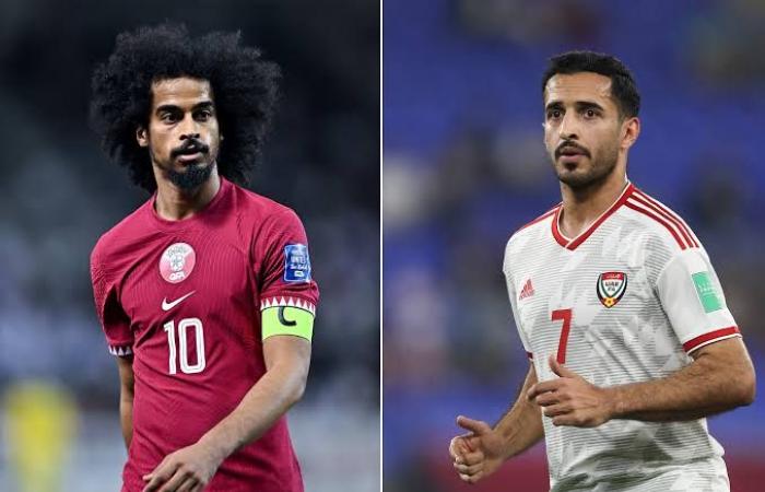 موعد
      مباراة
      منتخب
      قطر
      والإمارات
      اليوم
      في
      تصفيات
      كأس
      العالم
      -
      آسيا
      2025