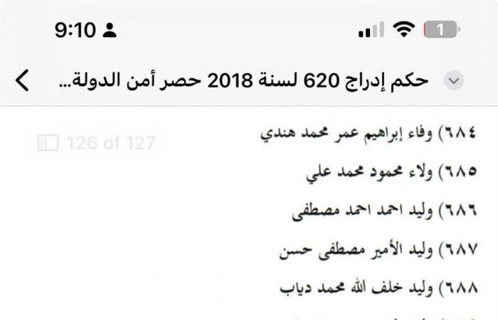 716..
      تحيا
      مصر
      ينشر
      الأسماء
      المرفوعة
      من
      قوائم
      الإرهاب