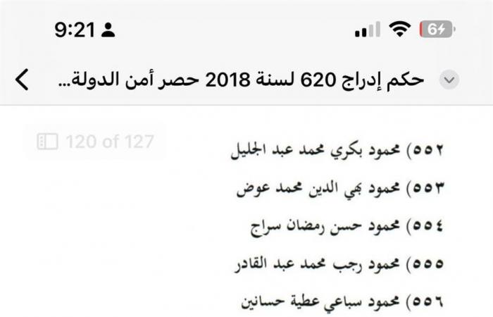 716..
      تحيا
      مصر
      ينشر
      الأسماء
      المرفوعة
      من
      قوائم
      الإرهاب