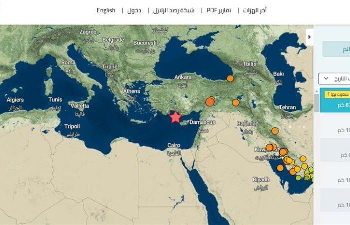 بيان
      عاجل..
      هزة
      أرضية
      بقوة
      5.6
      تضرب
      قبرص
      وتصل
      إلى
      القاهرة