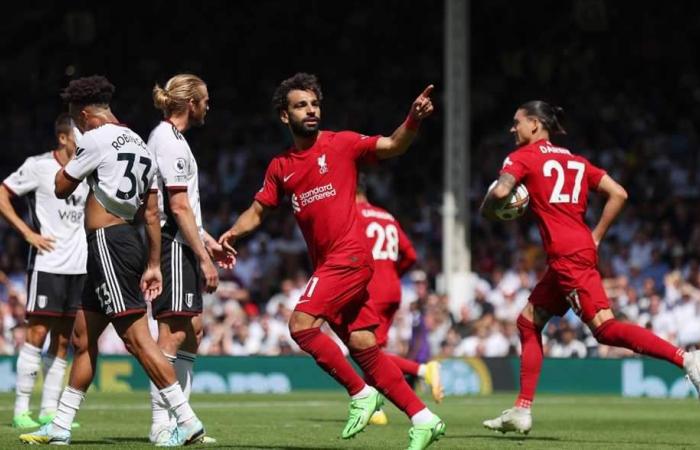 محمد
      صلاح:
      موعد
      مباراة
      ليفربول
      وفولهام
      في
      الدوري
      الإنجليزي
      الممتاز
      والقنوات
      الناقلة
      والتشكيل
      المتوقع