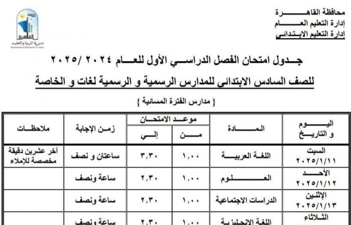 جداول
      امتحانات
      صفوف
      النقل
      والشهادة
      الإعدادية
      بالقاهرة..
      صور