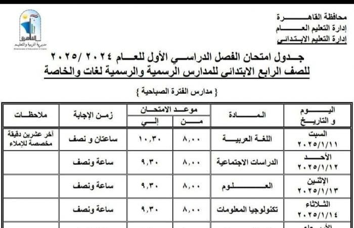 جداول
      امتحانات
      صفوف
      النقل
      والشهادة
      الإعدادية
      بالقاهرة..
      صور