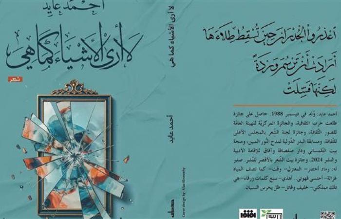 معرض
      الكتاب
      2025.."لا
      أرى
      الأشياء
      كما
      هى"
      ديوان
      للشاعر
      أحمد
      عايد