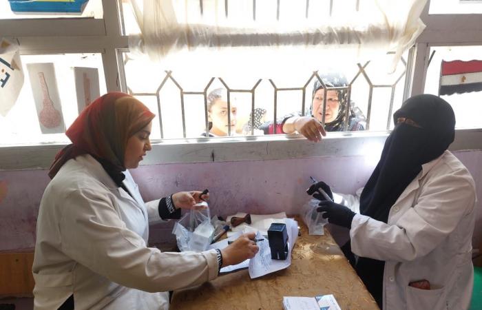 الكشف
      الطبي
      بالمجان
      على
      ١١١٢
      مواطنا
      في
      عزبة
      البنك
      في
      دمياط