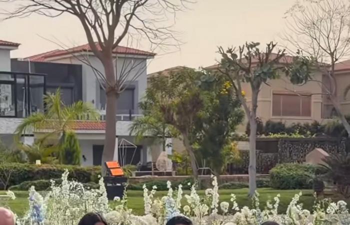 بحضور مصطفى حسني.. عقد قران ابنة المنتج محمد السعدي |صور