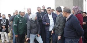 محافظ القليوبية يتفقد موقع تسريب سولار بترعة الإسماعيلية