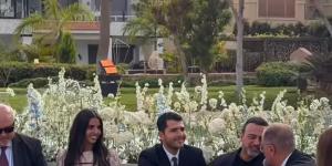 بحضور مصطفى حسني.. عقد قران ابنة المنتج محمد السعدي |صور