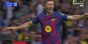 أتلتيكو مدريد ضد برشلونة.. روبرت ليفاندوفسكي يسجل الهدف الثاني لـ برشلونة في مرمى أتلتيكو مدريد بالدوري الإسباني