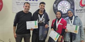 جامعة قناة السويس تحصد 3 ميداليات في بطولة الشهيد الرفاعي