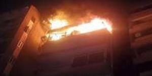 اصابة ٧ اشخاص فى حريق شقة سكنية بالغربية