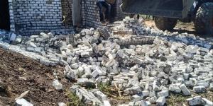 إزالة التعديات على أراضٍ زراعية ومتابعة موسم حصاد القمح بالجبزة