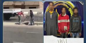 حبس المتهمين بتحطيم الحاجز الخرساني بالطريق الدائري