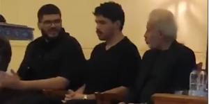 مفيد عاشور يتلقى واجب العزاء في حماه عبدالرحمن أبوزهرة بمسجد المشير (فيديو)