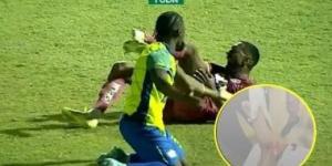 إصابة مأساوية للبرازيلي روماريو دا سيلفا في الدوري الهندوراسي.. فيديو